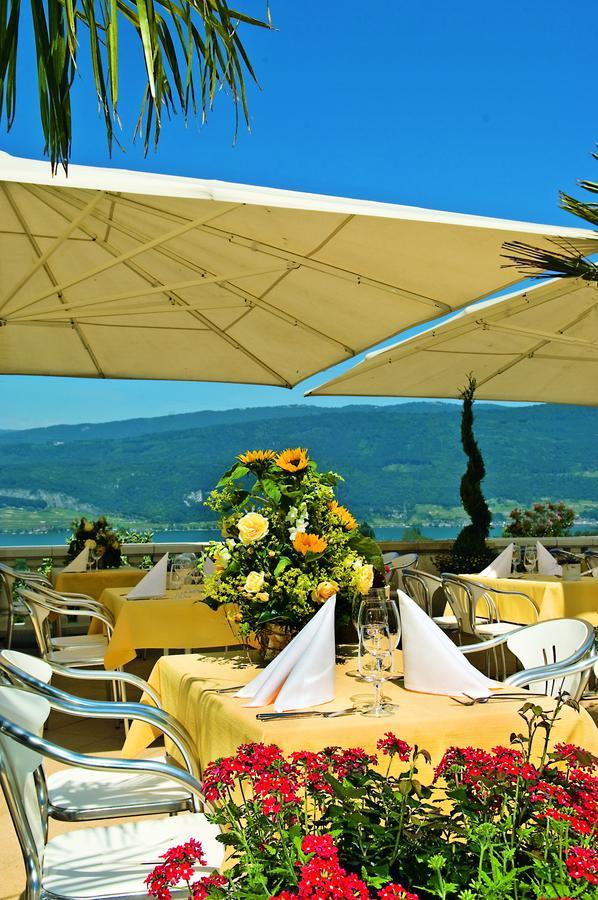 Restaurant-Hotel Seeblick Morigen المظهر الخارجي الصورة